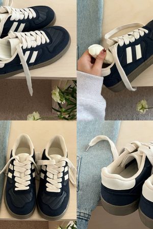 Casual Day Outfits, Easy Trendy Outfits Saturday School Sneakers in Navy