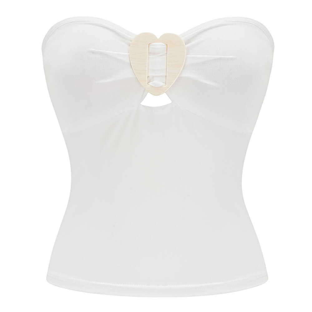 Casual Day Outfits, Easy Trendy Outfits Secret Crush Heart Tube Top Casual Day Outfits, Easy Trendy Outfits Secret Crush Heart Tube Top