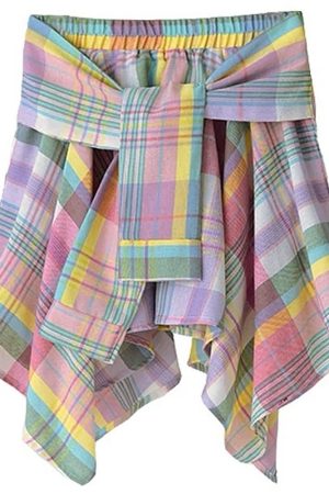 Casual Day Outfits, Easy Trendy Outfits Secret Crush Pastel Plaid Skirt