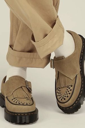 Casual Day Outfits, Easy Trendy Outfits Self Made Fringe Suede Loafers