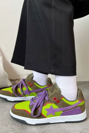 Casual Day Outfits, Easy Trendy Outfits Shooting Star Aesthetic Sneakers