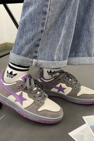 Casual Day Outfits, Easy Trendy Outfits Shooting Star Aesthetic Sneakers