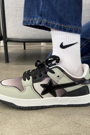 Casual Day Outfits, Easy Trendy Outfits Shooting Star Sneakers in Gradient Grey