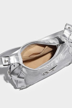 Casual Day Outfits, Easy Trendy Outfits Silver Butterfly Shoulder Bag