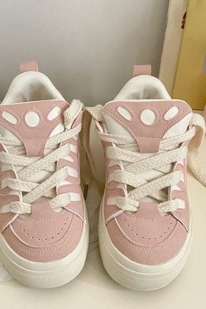 Casual Day Outfits, Easy Trendy Outfits Skater Girl Pink Sneakers