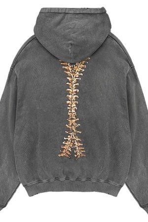 Casual Day Outfits, Easy Trendy Outfits Skeleton Zip Up Hoodie