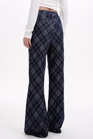 Casual Day Outfits, Easy Trendy Outfits Skippin' School Blue Plaid Pants