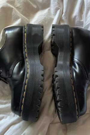 Casual Day Outfits, Easy Trendy Outfits Skippin' School Platform Boots