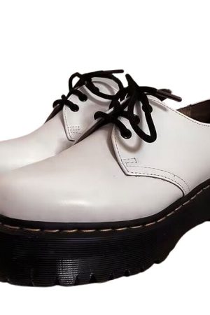 Casual Day Outfits, Easy Trendy Outfits Skippin' School Platform Boots