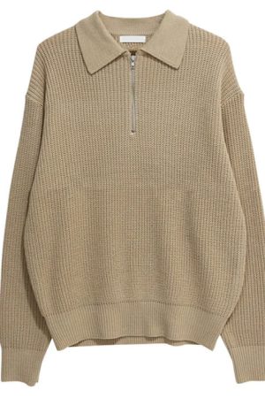 Casual Day Outfits, Easy Trendy Outfits Soft Boy Aesthetic Knit Pullover