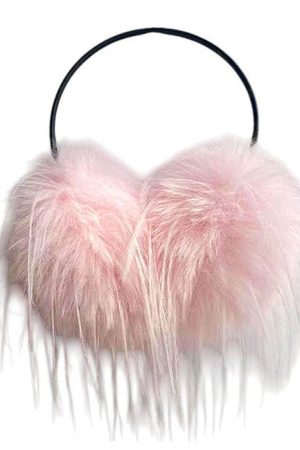 Casual Day Outfits, Easy Trendy Outfits Soft Girl Aesthetic Faux Fur Earmuffs