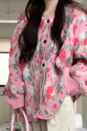 Casual Day Outfits, Easy Trendy Outfits Soft Girl Floral Cardigan