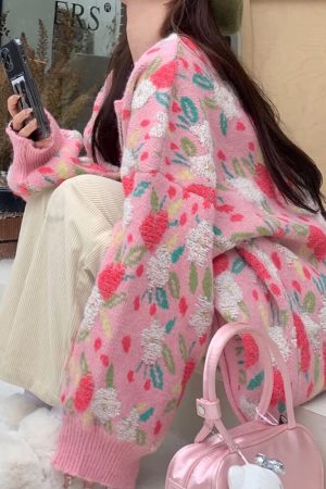 Casual Day Outfits, Easy Trendy Outfits Soft Girl Floral Cardigan