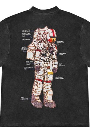 Casual Day Outfits, Easy Trendy Outfits Space Mission Oversized T-Shirt