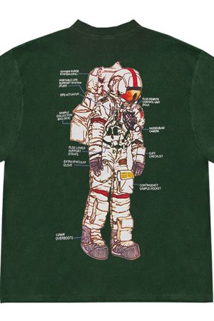 Casual Day Outfits, Easy Trendy Outfits Space Mission Oversized T-Shirt