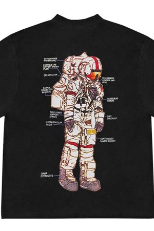 Casual Day Outfits, Easy Trendy Outfits Space Mission Oversized T-Shirt