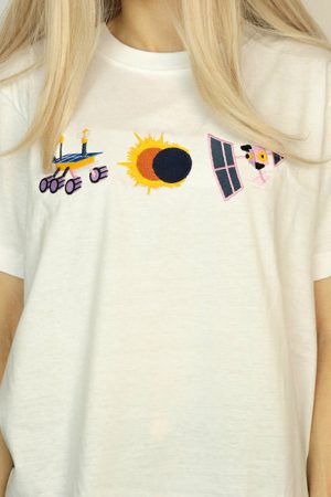 Casual Day Outfits, Easy Trendy Outfits Space Research Tee