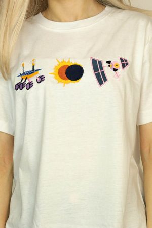 Casual Day Outfits, Easy Trendy Outfits Space Research Tee