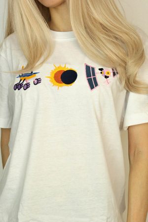 Casual Day Outfits, Easy Trendy Outfits Space Research Tee