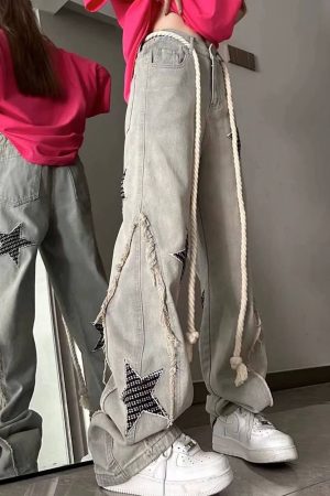 Casual Day Outfits, Easy Trendy Outfits Star Child Baggy Jeans