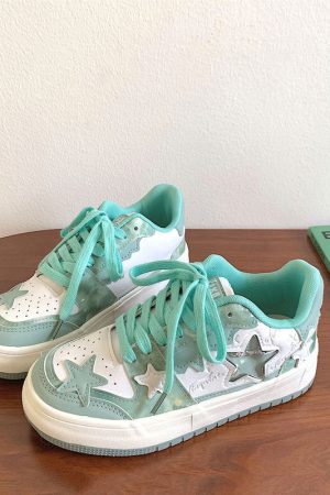 Casual Day Outfits, Easy Trendy Outfits Star Child Sky Blue Sneakers