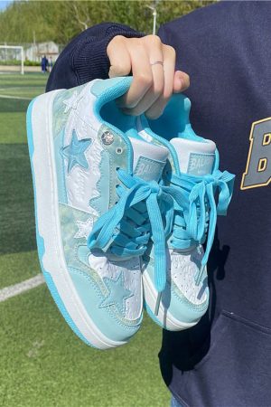 Casual Day Outfits, Easy Trendy Outfits Star Child Sky Blue Sneakers