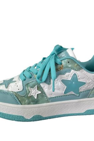 Casual Day Outfits, Easy Trendy Outfits Star Child Sky Blue Sneakers