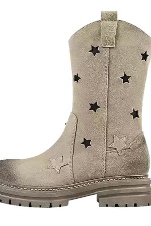 Casual Day Outfits, Easy Trendy Outfits Star Cut-Out Boots