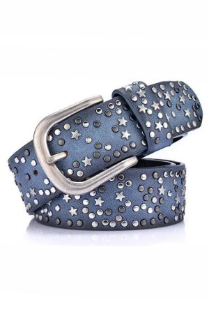 Casual Day Outfits, Easy Trendy Outfits Star Girl Aesthetic Rivet Belt
