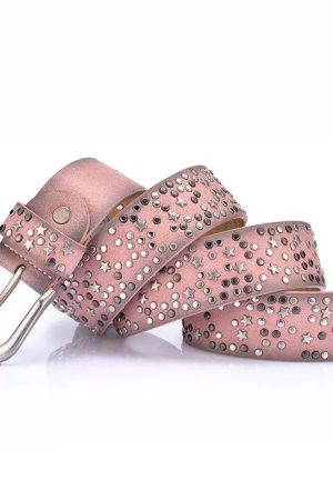 Casual Day Outfits, Easy Trendy Outfits Star Girl Aesthetic Rivet Belt