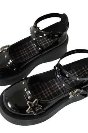 Casual Day Outfits, Easy Trendy Outfits Star Girl Buckle Platform Sandals