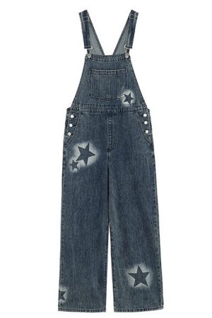 Casual Day Outfits, Easy Trendy Outfits Star Girl Denim Overalls