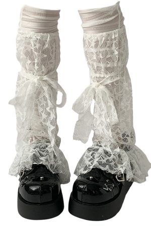 Casual Day Outfits, Easy Trendy Outfits Star Girl Lace Leg Warmers