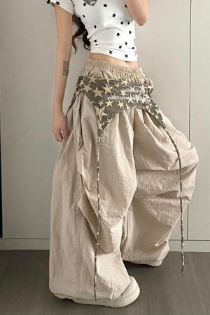 Casual Day Outfits, Easy Trendy Outfits Star Girl Layered Baggy Pants