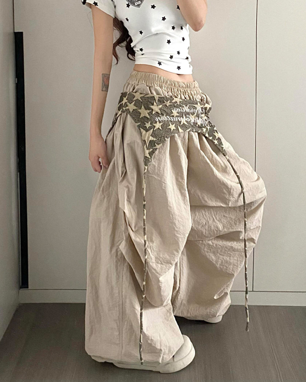 Casual Day Outfits, Easy Trendy Outfits Star Girl Layered Baggy Pants Casual Day Outfits, Easy Trendy Outfits Star Girl Layered Baggy Pants