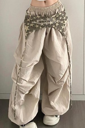 Casual Day Outfits, Easy Trendy Outfits Star Girl Layered Baggy Pants