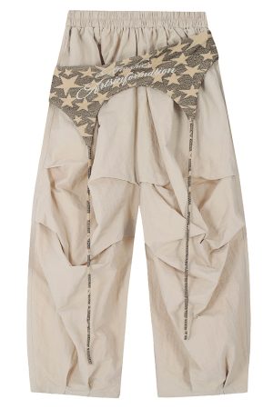 Casual Day Outfits, Easy Trendy Outfits Star Girl Layered Baggy Pants