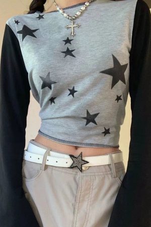 Casual Day Outfits, Easy Trendy Outfits Star Girl Raglan Long Sleeve Top