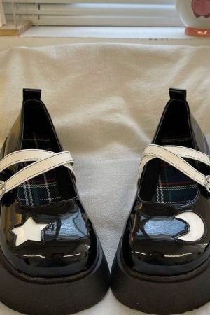 Casual Day Outfits, Easy Trendy Outfits Star & Moon Platform Sandals