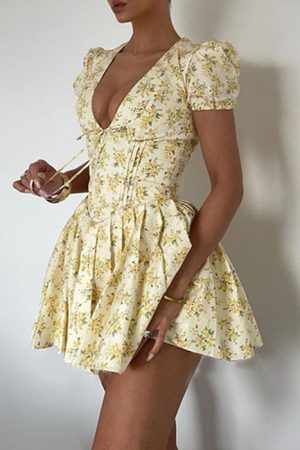 Casual Day Outfits, Easy Trendy Outfits Sunny Afternoon Cottagecore Floral Dress