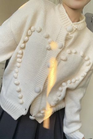 Casual Day Outfits, Easy Trendy Outfits Sweetheart Knit Cardigan