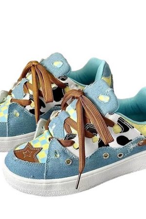 Casual Day Outfits, Easy Trendy Outfits Teen Craft Denim Star Sneakers
