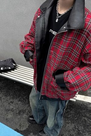 Casual Day Outfits, Easy Trendy Outfits Teen Spirit Grunge Leather Jacket