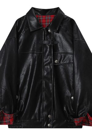 Casual Day Outfits, Easy Trendy Outfits Teen Spirit Grunge Leather Jacket