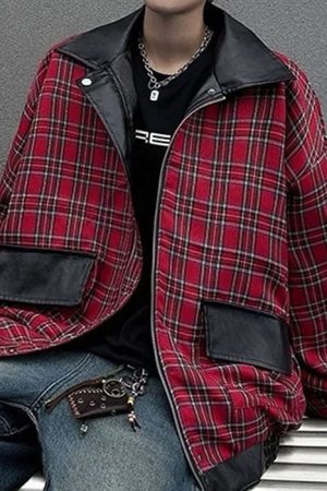 Casual Day Outfits, Easy Trendy Outfits Teen Spirit Grunge Leather Jacket