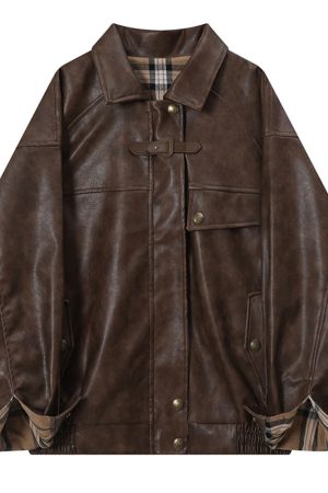 Casual Day Outfits, Easy Trendy Outfits Teen Spirit Grunge Leather Jacket