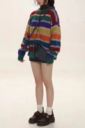 Casual Day Outfits, Easy Trendy Outfits Teenage Dream Striped Cardigan