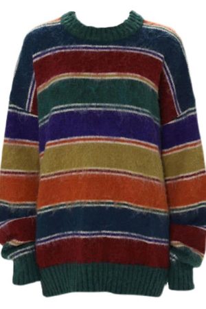 Casual Day Outfits, Easy Trendy Outfits Teenage Dream Striped Sweater