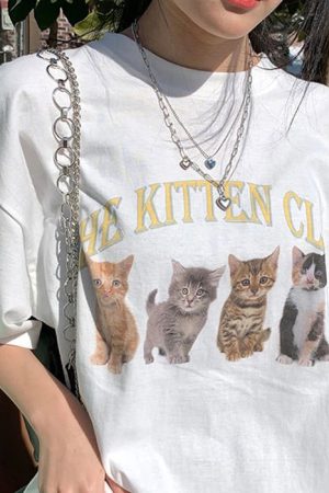 Casual Day Outfits, Easy Trendy Outfits The Kitten Club T-Shirt 🐱