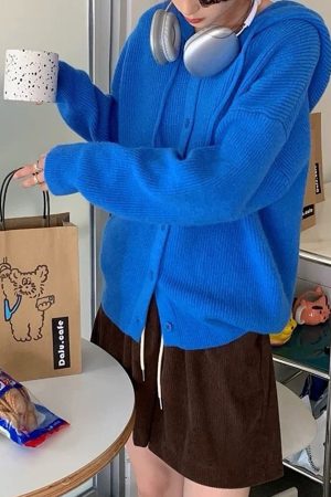 Casual Day Outfits, Easy Trendy Outfits The Problem Child Knit Hoodie